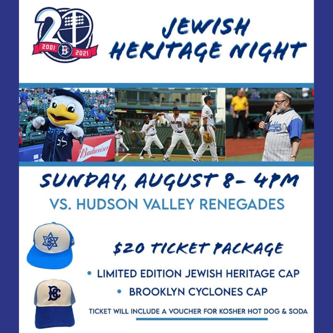 Enjoying the Brooklyn Cyclones Jewish Heritage Game - The Jewish Link